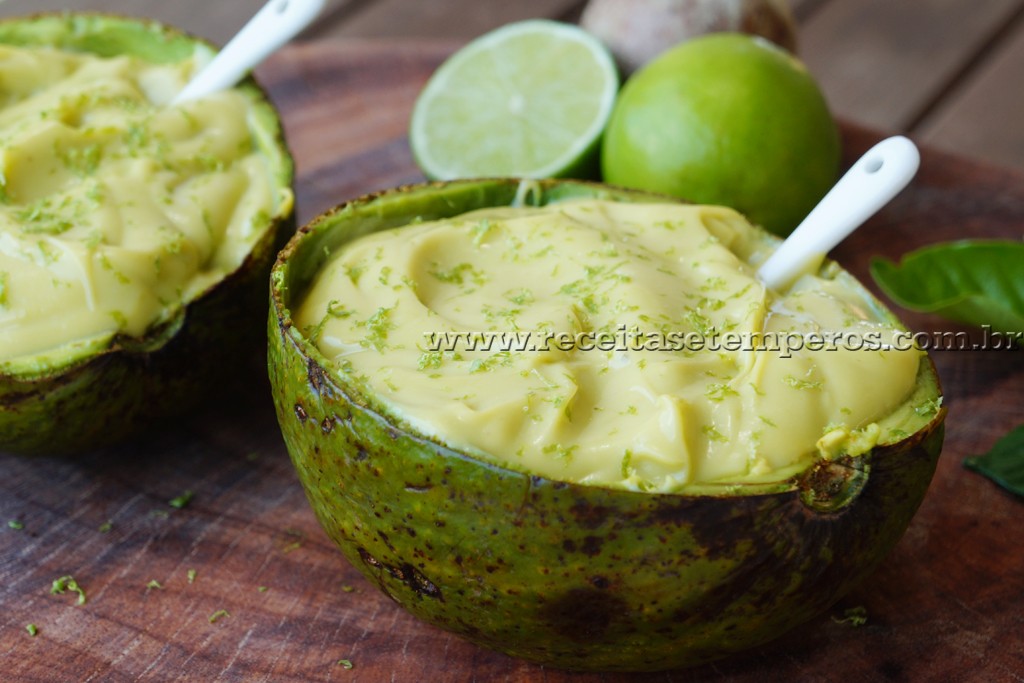 Receita de Creme de abacate com limão - Receitas e Temperos