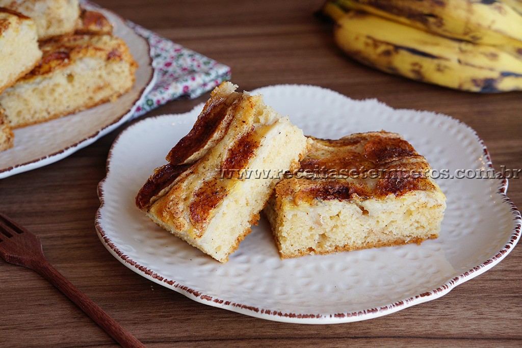 Bolo de Banana Fofinho