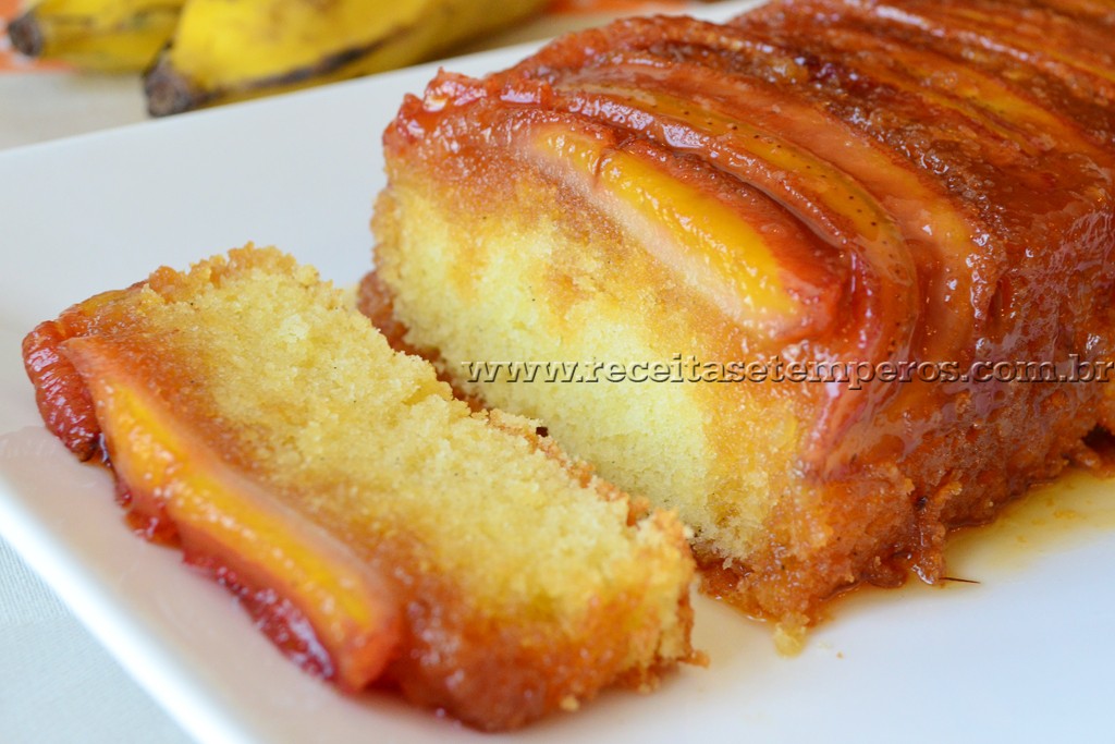 Receita De Bolo De Banana Caramelada Receitas E Temperos