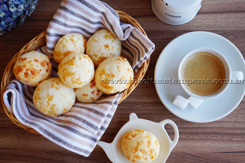 Pão de queijo *com 3 ingredientes*