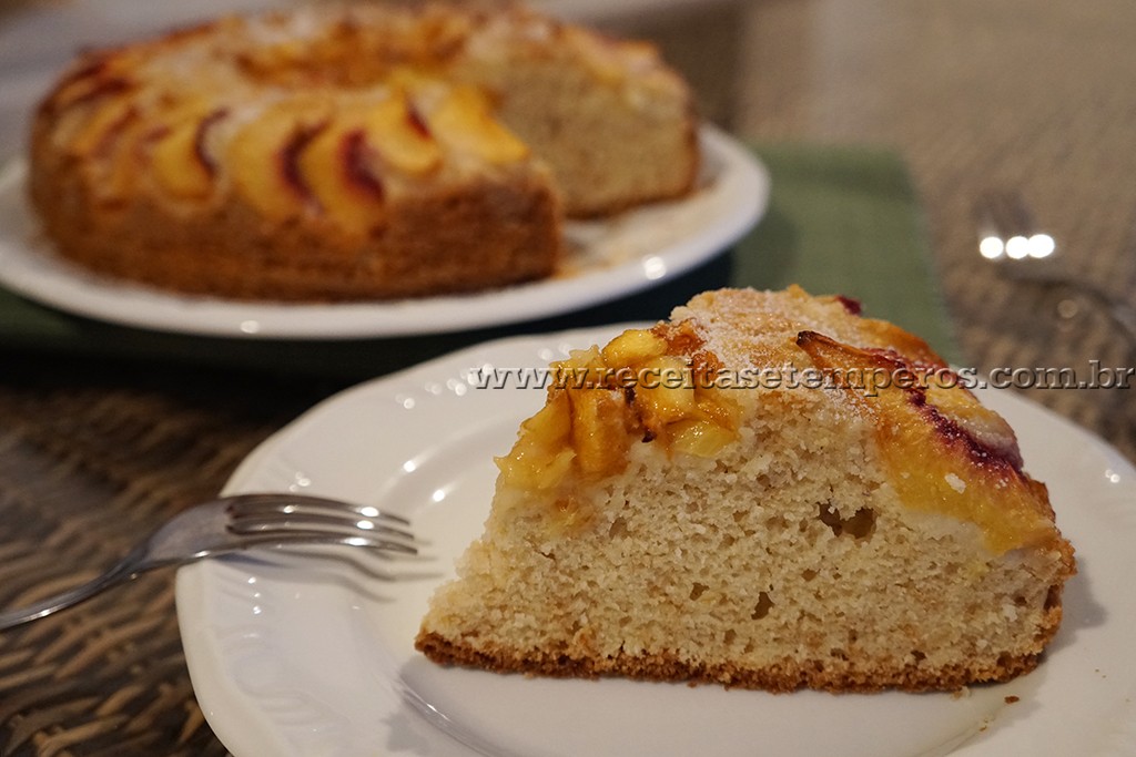 Bolo de Pêssego